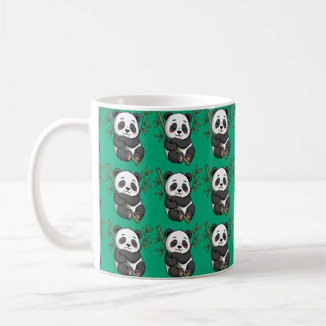 Taza De Café Pacíficos Panda Morning Brew (Izquierda)