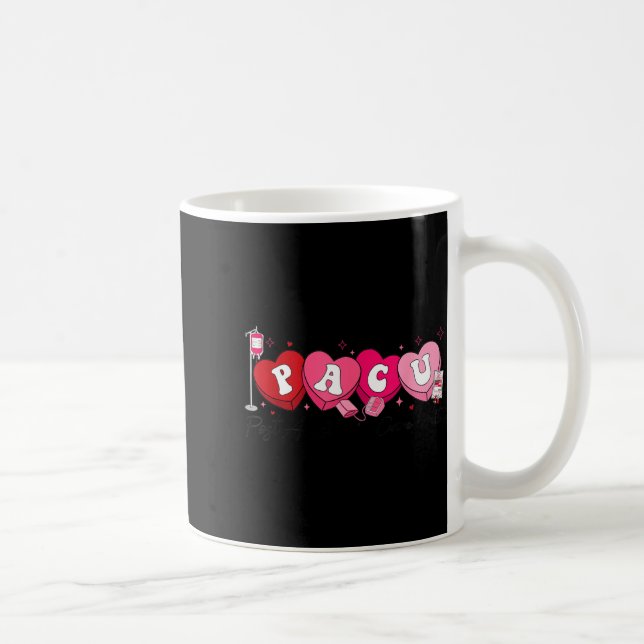 Taza De Café Pacu Nurse Valentine's Day St Anesthesia Care Unit (Derecha)