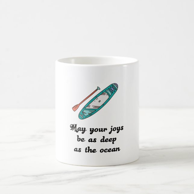 Taza De Café Paddle de pie - Idea de regalo actual (Centro)