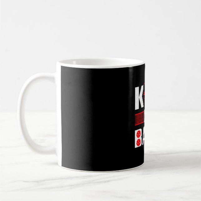 Taza De Café Paddle Kiss My Balls Pickleball Player Pickleball (Izquierda)