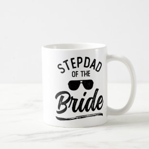 Taza De Café Padrastro de la novia partido de boda a juego