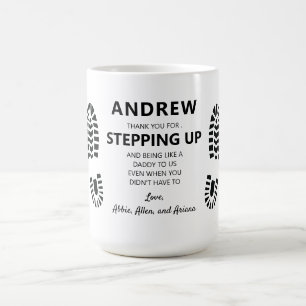 Taza De Café Padrastro Gracias 