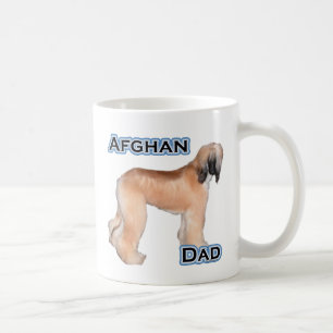 Taza De Café Padre afgano; padre del sabueso afgano; padre del 