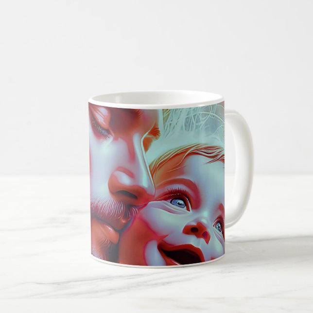 Taza De Café Padre Bebé, siempre querido (Anverso derecho)