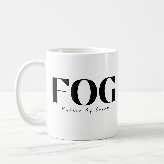 Taza De Café Padre De Groom Mug (Izquierda)
