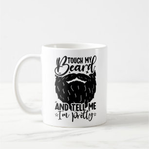 Taza De Café Padre de Guay Toca Mi Barba Cumpleaños Padre Con C