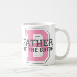 Taza De Café Padre de la alegría de la novia