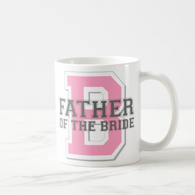 Taza De Café Padre de la alegría de la novia (Derecha)