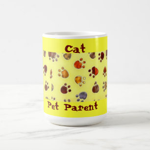 Taza De Café padre de Mascota de gato