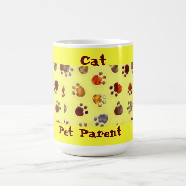Taza De Café padre de Mascota de gato (Centro)