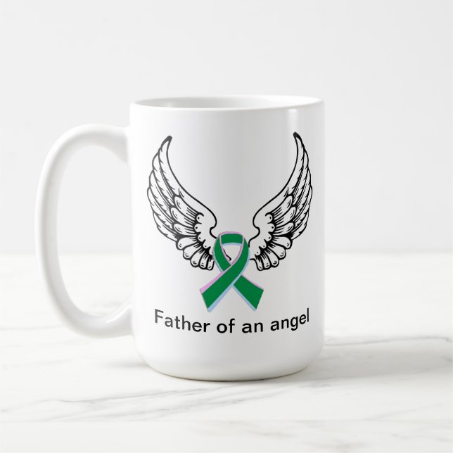 Taza De Café Padre de un ángel - anencefalia (Izquierda)