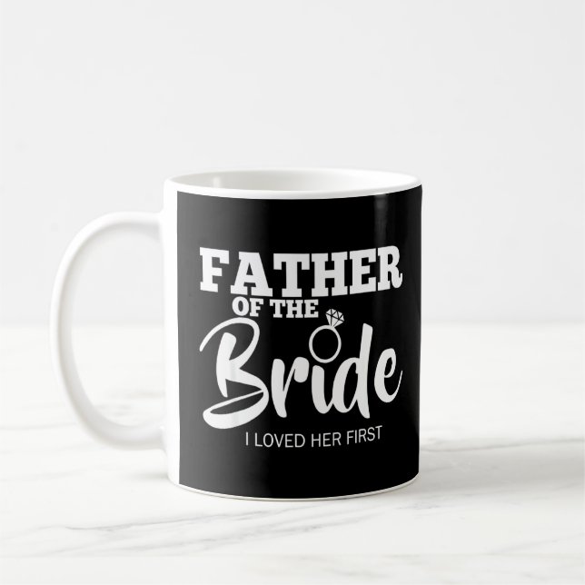 Taza De Café Padre Divertido De La Novia Amor Paternal Papá  (Izquierda)