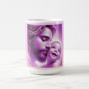 Taza De Café Padre e hijo sagrados
