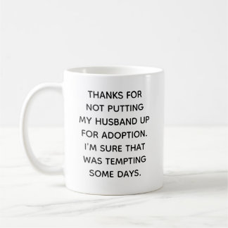 Taza De Café Padre gracioso de la madre del Boda Groom Mug