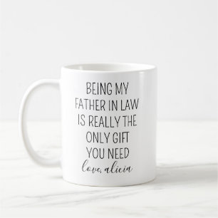 Taza De Café Padre Gracioso En La Ley Mug, Regalo Para FIL, Pad