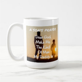 Taza De Café Padre, hijo Oración Café Mug