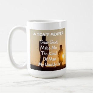 Taza De Café Padre, hijo Oración Café Mug