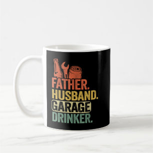 Taza De Café Padre Husband Garage Drinker Vintage Mechanic Dad
