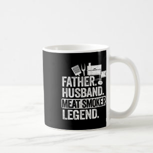Taza De Café Padre Hussein Meat Smoker Legend Grilling Dad