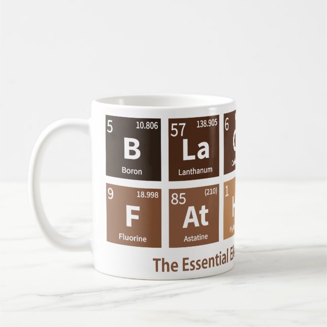 Taza De Café Padre Negro El Elemento Esencial Pigmento Melanin (Izquierda)