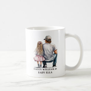 Taza De Café Padre negro y bonos de la hija (11)