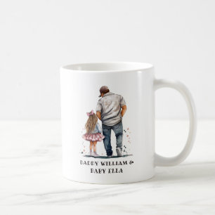 Taza De Café Padre negro y bonos de la hija (14)