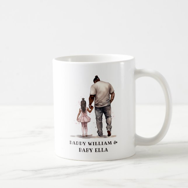 Taza De Café Padre negro y bonos de la hija (6) (Derecha)