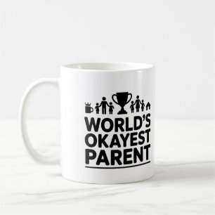 Taza De Café Padre Okayest del mundo - Gracioso café Mug