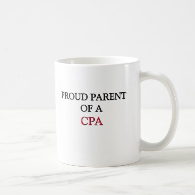 Taza De Café Padre orgulloso de CPA (Derecha)