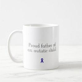 Taza De Café Padre orgulloso de un niño autístico
