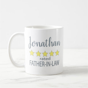 Taza De Café Padre Político con 5 Estrellas