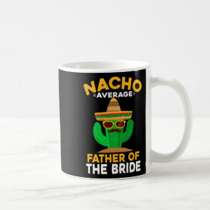 Taza De Café Padre promedio de la novia mexicano cinco de