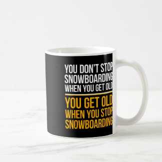 Taza De Café Padre Snowboard Snowboarder Viejo - Nieve