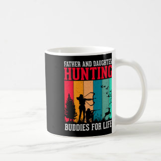 Taza De Café Padre Y Hija Cazando A Buddies Por Diversión De La