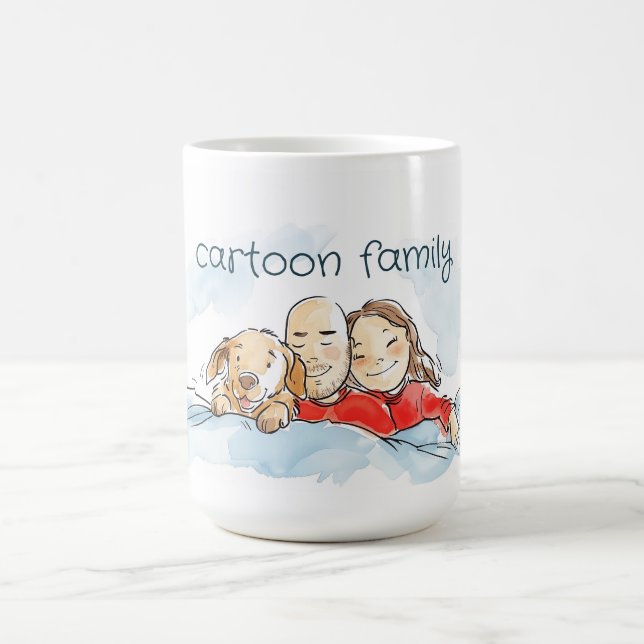 Taza De Café Padres de perros (Centro)