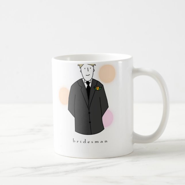 Taza De Café Padrino de boda (Derecha)