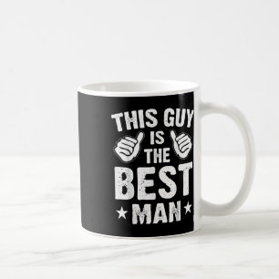 Taza De Café Padrino de Boda Amigos del Novio Divertido Despedi