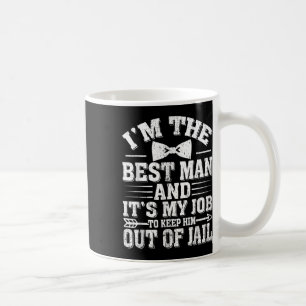 Taza De Café Padrino de Boda Amigos del Novio Divertido Despedi