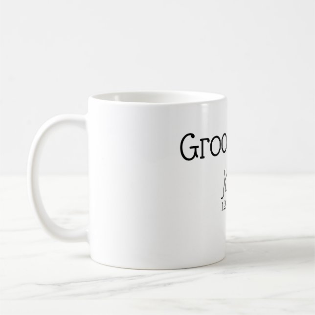 Taza De Café padrino de boda despedida de soltera añadir nombre (Izquierda)