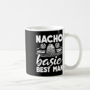 Taza De Café Padrino de Boda Nacho Básico Divertida Despedida d