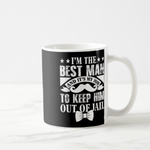 Taza De Café Padrino de Boda Novio Divertido Fiesta de Soltero 