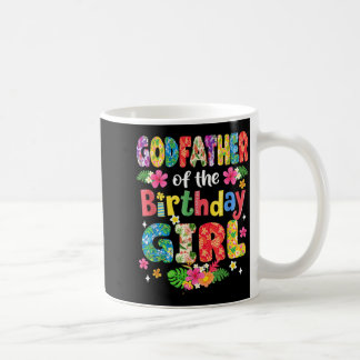 Taza De Café Padrino de la chica de cumpleaños fiesta familiar