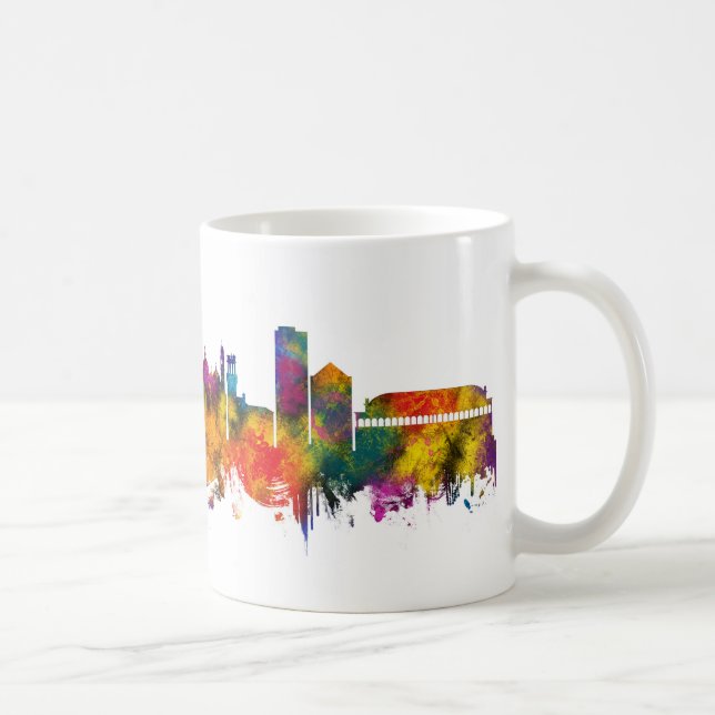 Taza De Café Padua Italy Skyline (Derecha)