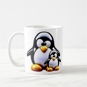 Taza De Café Padyuvante Pingüino