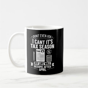 Taza De Café Pagador de impuestos al humor contable no puedo se