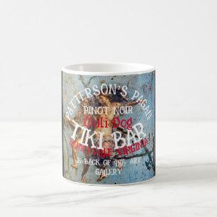 Taza De Café PAGAN Pinot Noir Chili Dog TIKI Bar VA