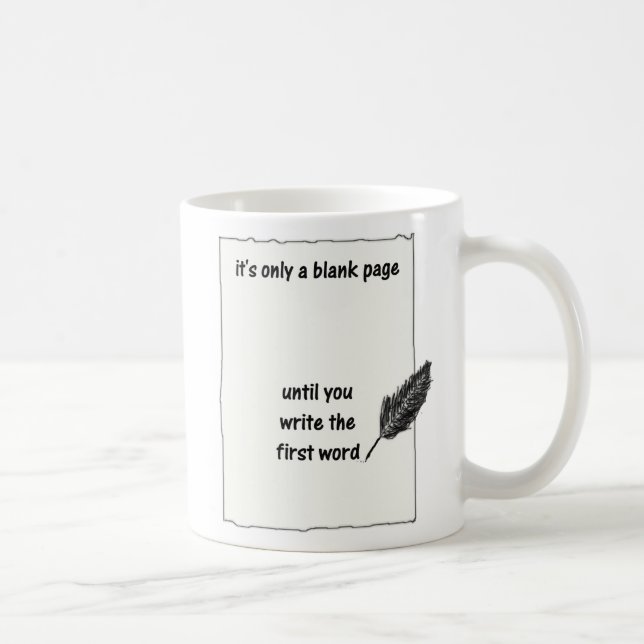 TAZA DE CAFÉ PÁGINA EN BLANCO (Derecha)