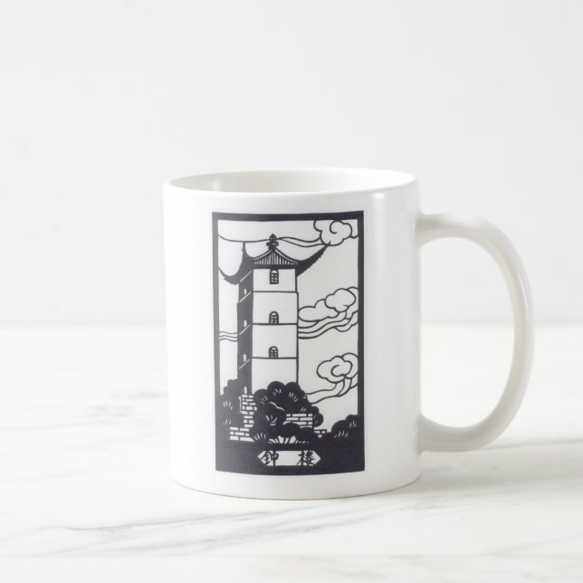Taza De Café Pagoda china (Derecha)