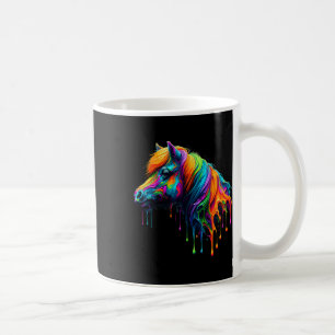 Taza De Café Paint Art Miniatura Ecuestre de equitación