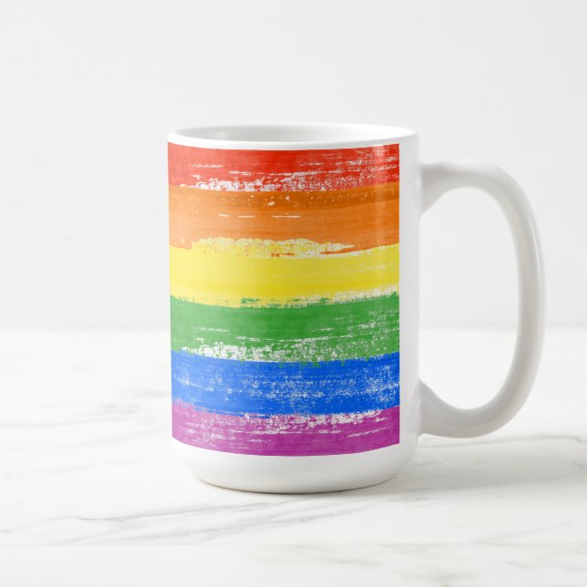 Taza De Café Paint del Orgullo LGBT (Derecha)